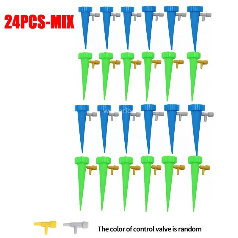 Adjustable Automatic Plant Watering Spike System - 34