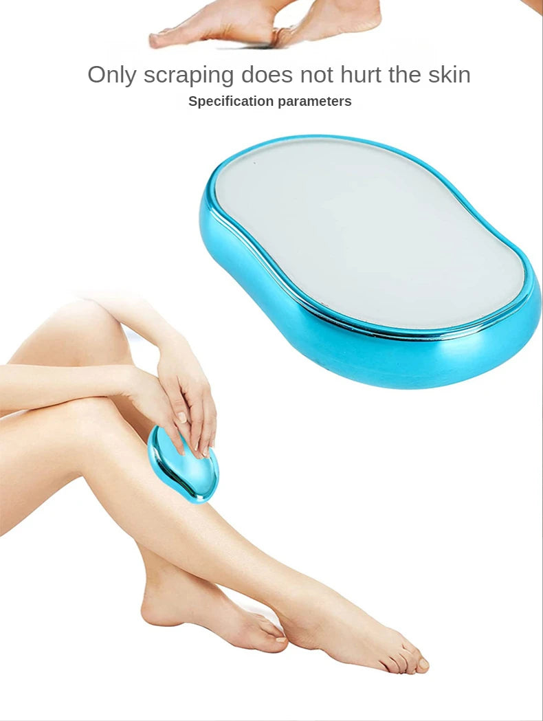 Painless Crystal Hair Eraser and Exfoliator Tool