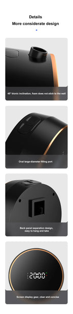 Automatic Touchless Foam Soap Dispenser with Temperature Display