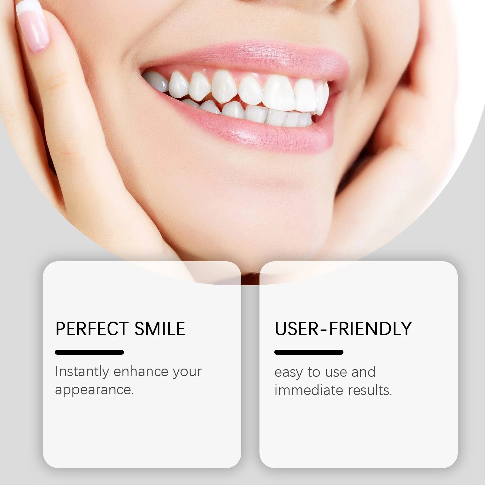 Temporary Silicone Cosmetic Denture Set for Smile Improvement - 8