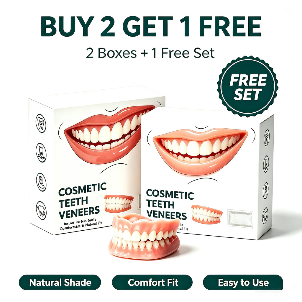 Comfortable Silicone Denture Set for Daily Oral Care