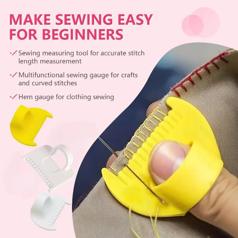 Adjustable Finger Thimble Sewing Guide Tool