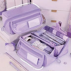 Large Capacity Multi-Layer Student Pencil Case