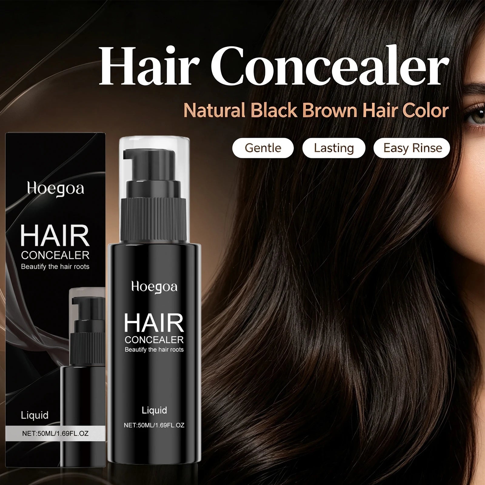 Instant Hairline and Gray Root Concealer Cream - 3