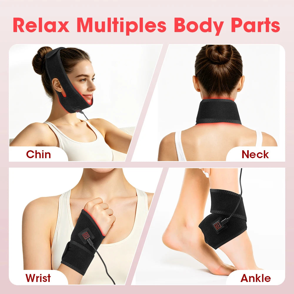 Red and Infrared Light Therapy Wrap for Face Neck and Body