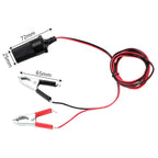 12V Car Battery Clip to Cigarette Lighter Socket Adapter