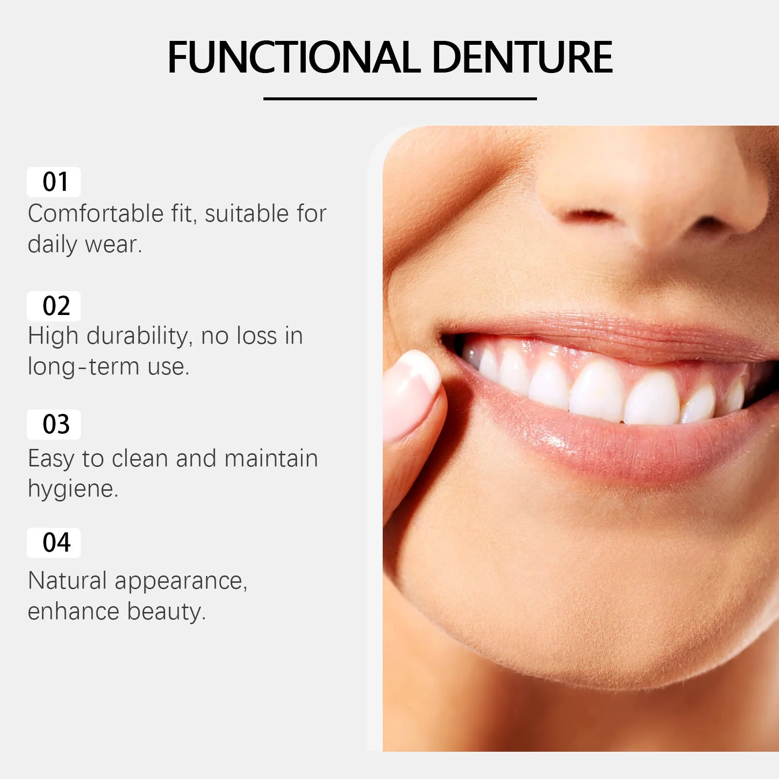 Temporary Silicone Denture Kit for Smile Restoration - 15