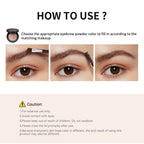Two-Tone Eyebrow Powder Duo with Applicator Brush