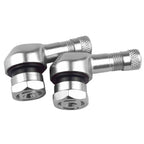 90 Degree Motorcycle Tire Valve Stems for Easy Pressure Checks