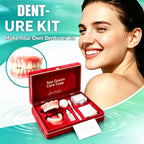 Complete Denture Care Set with Storage Case and Cleaning Tools