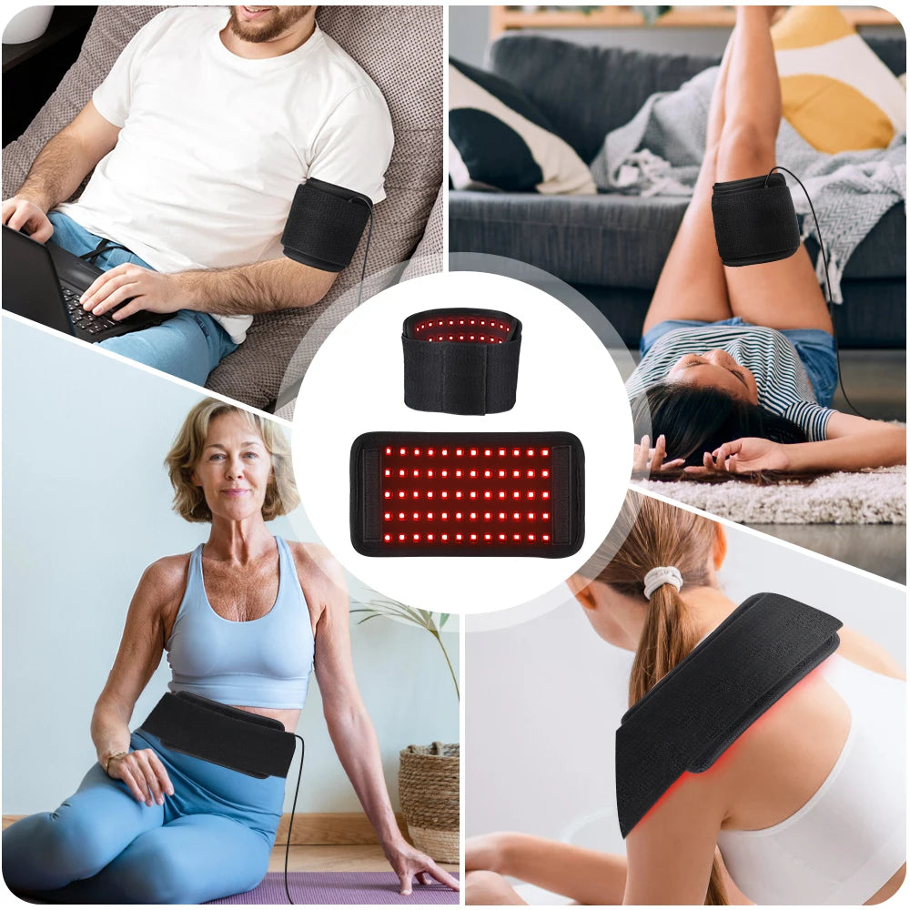 Red Light Therapy Belt for Body Pain Relief and Skin Rejuvenation