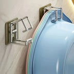 Self-Adhesive Wall-Mounted Washbasin and Storage Hook