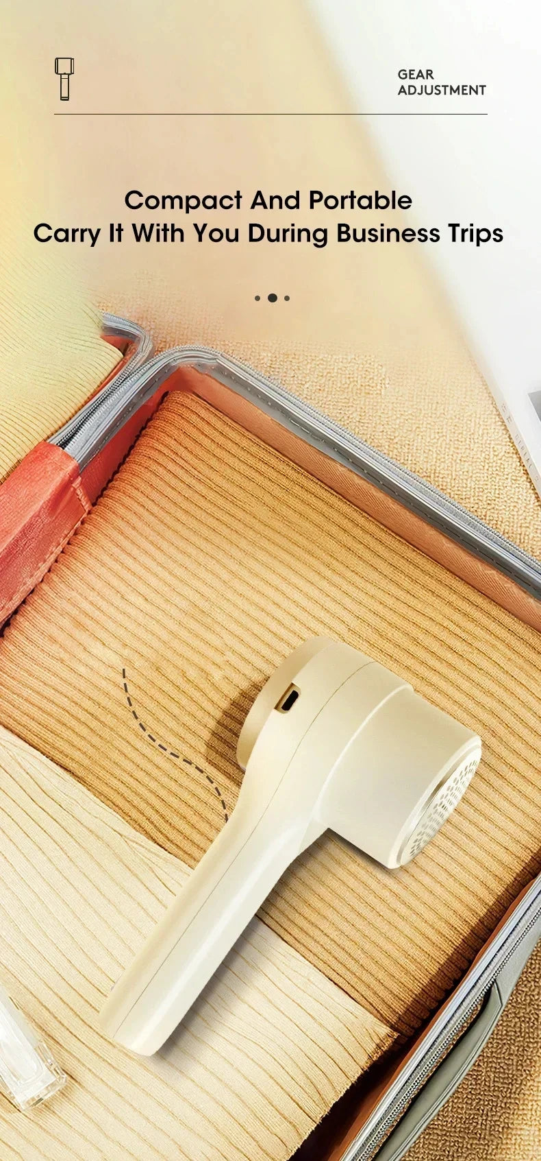 Electric Rechargeable Fabric Shaver and Lint Remover - 17