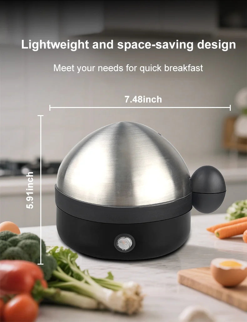 Electric Egg Boiler and Steamer for Perfectly Cooked Eggs - 13