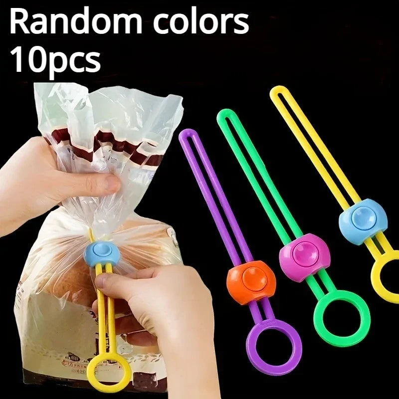 Reusable Elastic Food Bag Sealing Clips