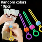 Reusable Elastic Food Bag Sealing Clips