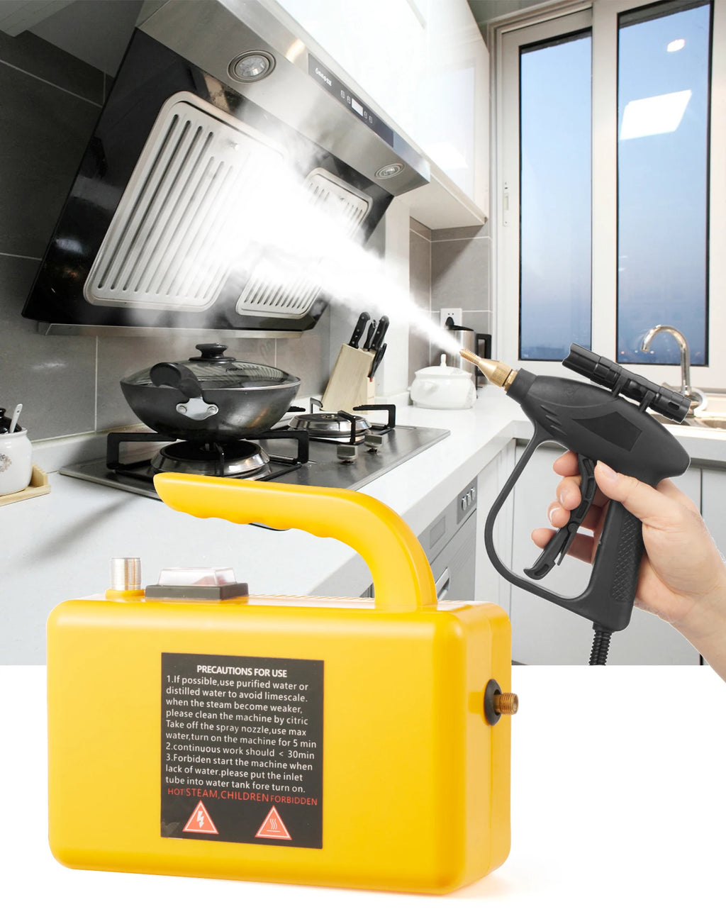 High-Pressure Steam Cleaning Machine for Home and Kitchen