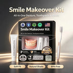 Moldable Silicone Denture Set for Instant Smile