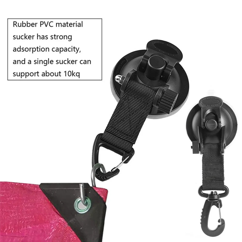 Heavy-Duty Car Suction Cup Anchors for Camping and Tents