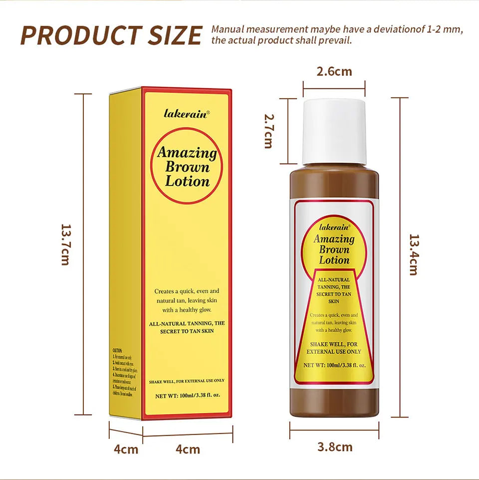 Sunless Tanning Body Lotion for Deep Bronze Glow - 16