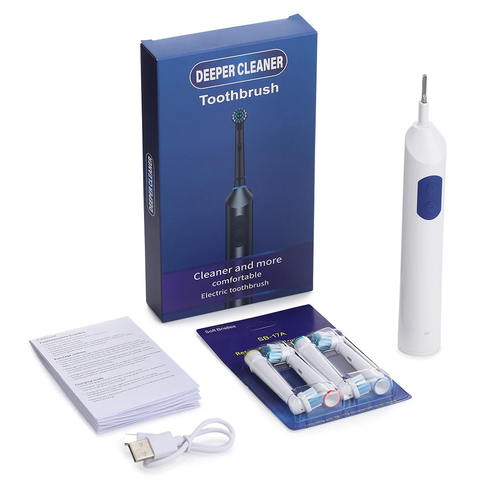 Rechargeable Rotating Electric Toothbrush with 5 Modes