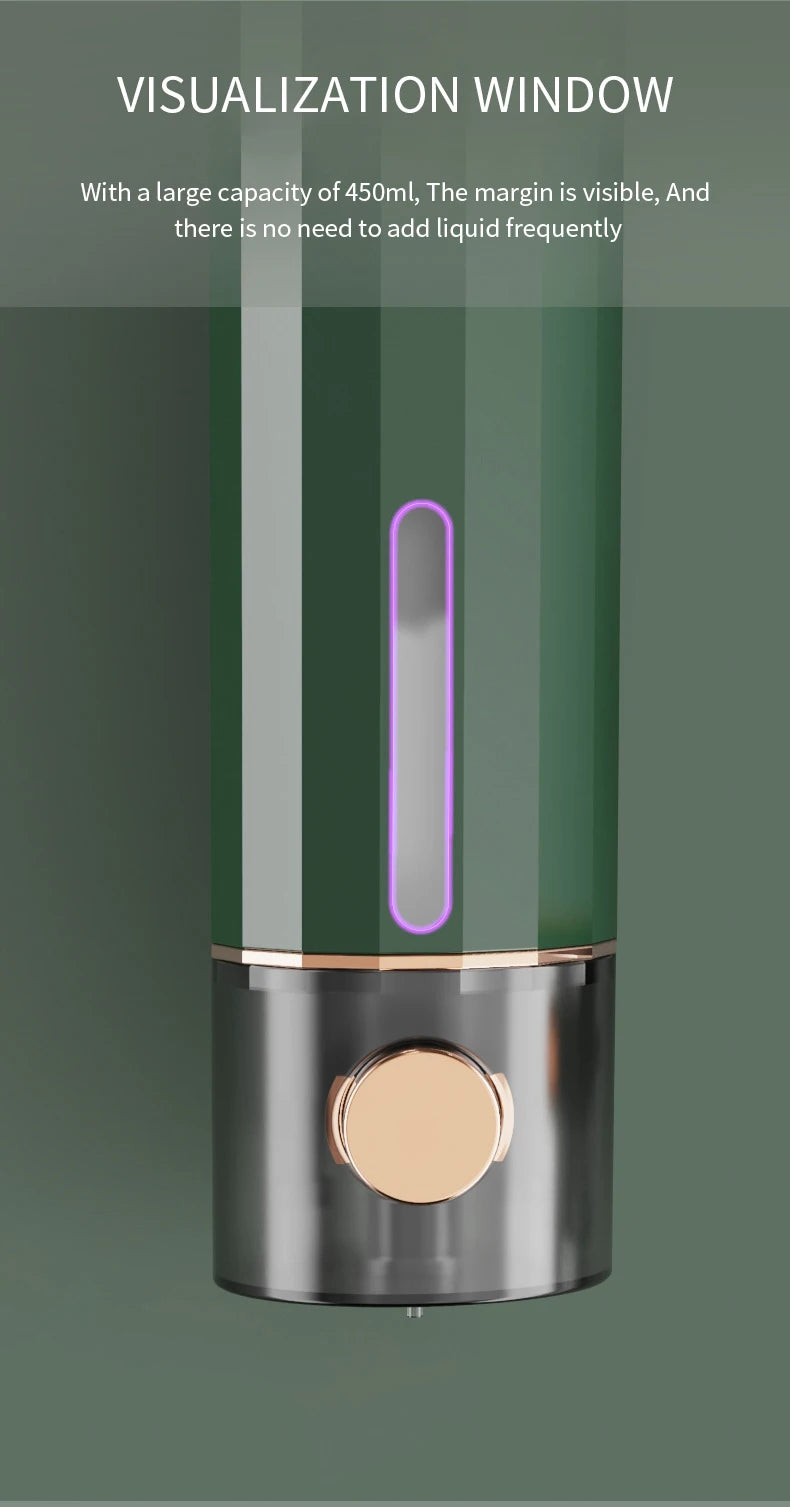 Wall-Mounted Manual Soap Dispenser for Bathroom
