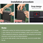 Multifunction Electric Sandwich and Waffle Maker