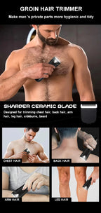 Electric Groin and Body Hair Trimmer