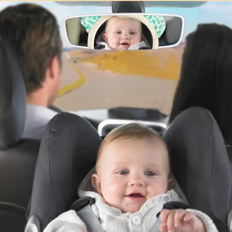 Shatterproof Baby Car Mirror for Rear Facing Seats - 2