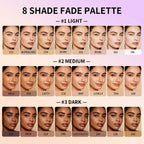8-Shade Cream Concealer and Contour Palette
