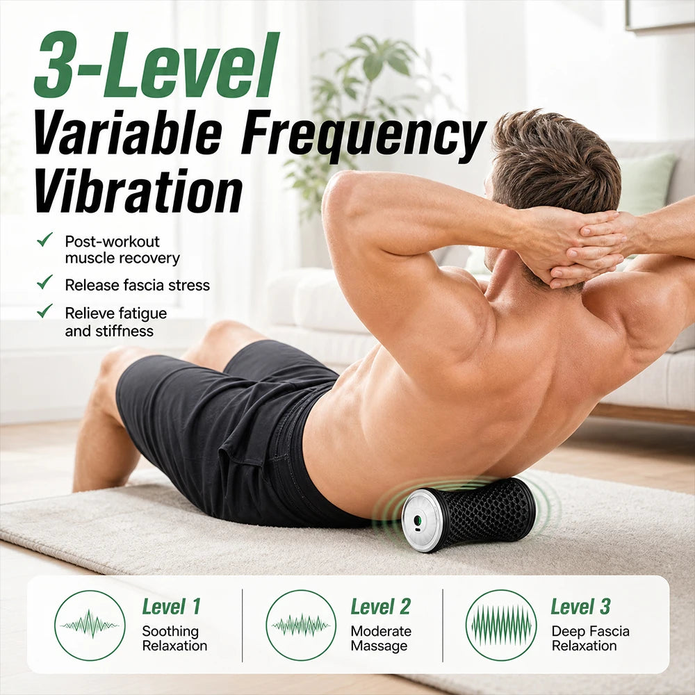 Electric Vibrating Massage Roller for Muscle Recovery - 7