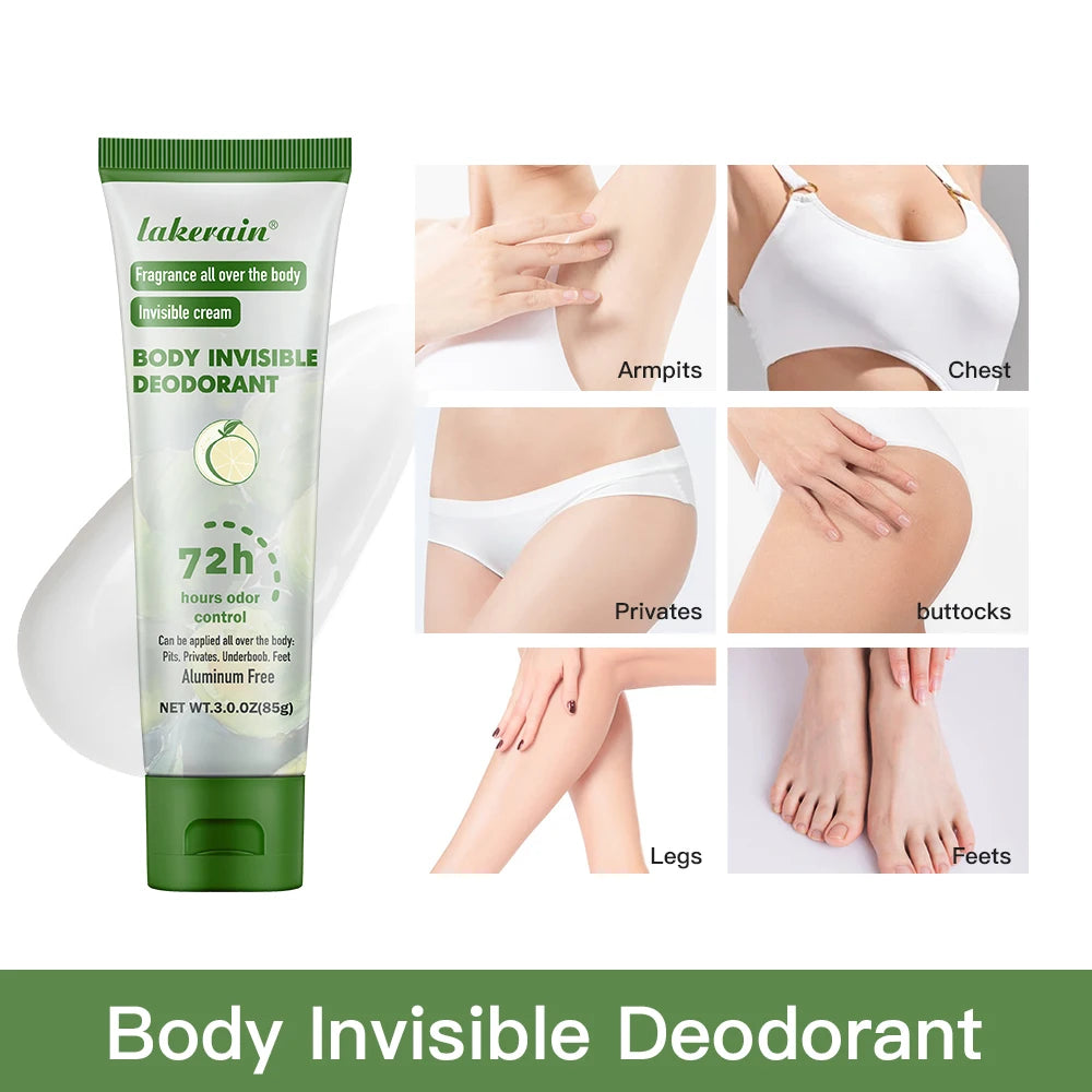 Long-Lasting Invisible Full Body Deodorant Cream - 2