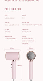 Professional 2000W Ionic Hair Dryer for Fast Styling