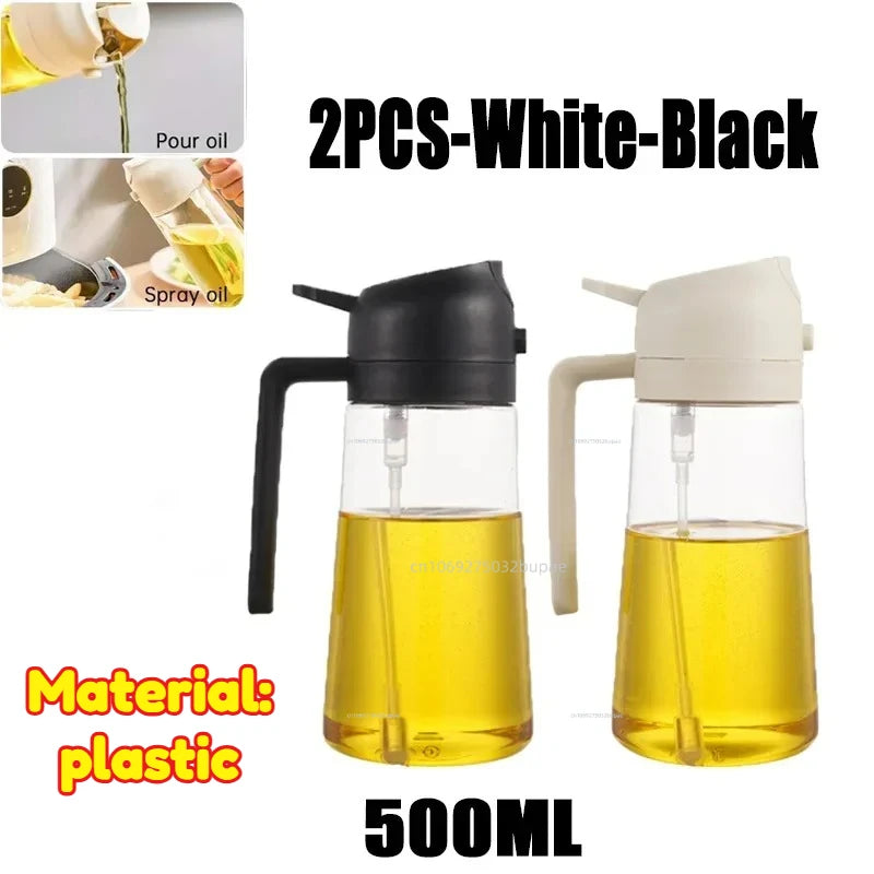2-in-1 Kitchen Oil Dispenser and Spray Bottle