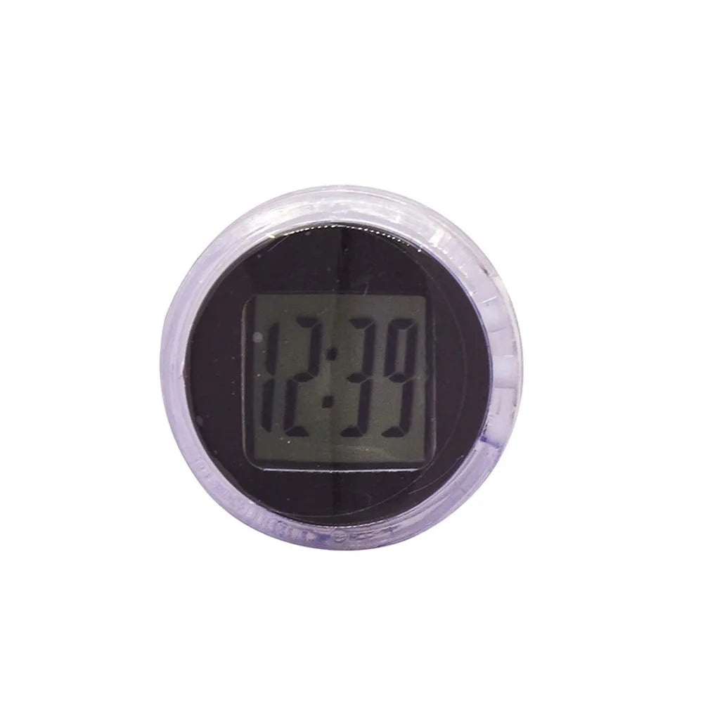 Mini Waterproof Digital Motorcycle Handlebar Clock - 11