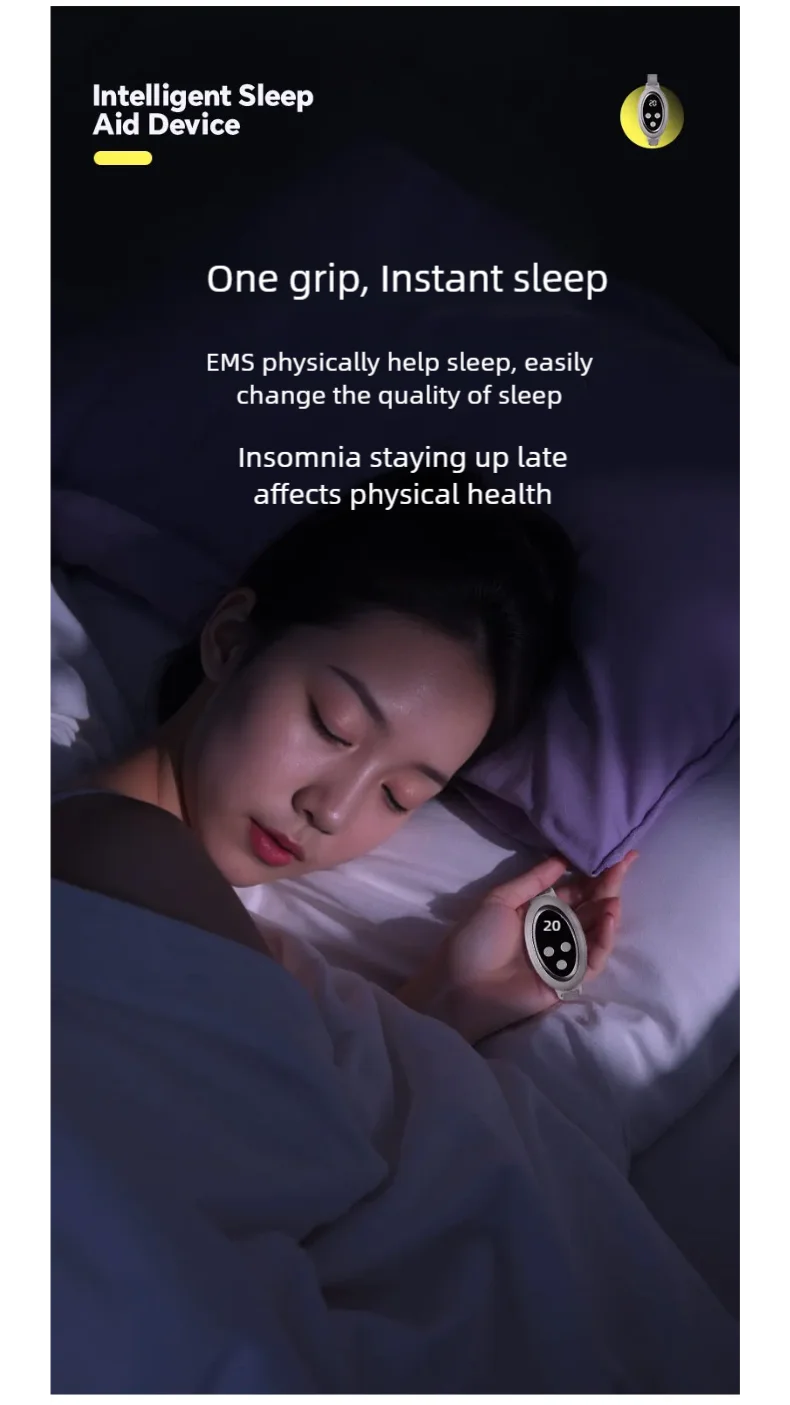 Microcurrent Sleep Aid Device for Insomnia and Anxiety Relief - 11