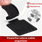 Self-Adhesive Reusable Cable Organizer Ties