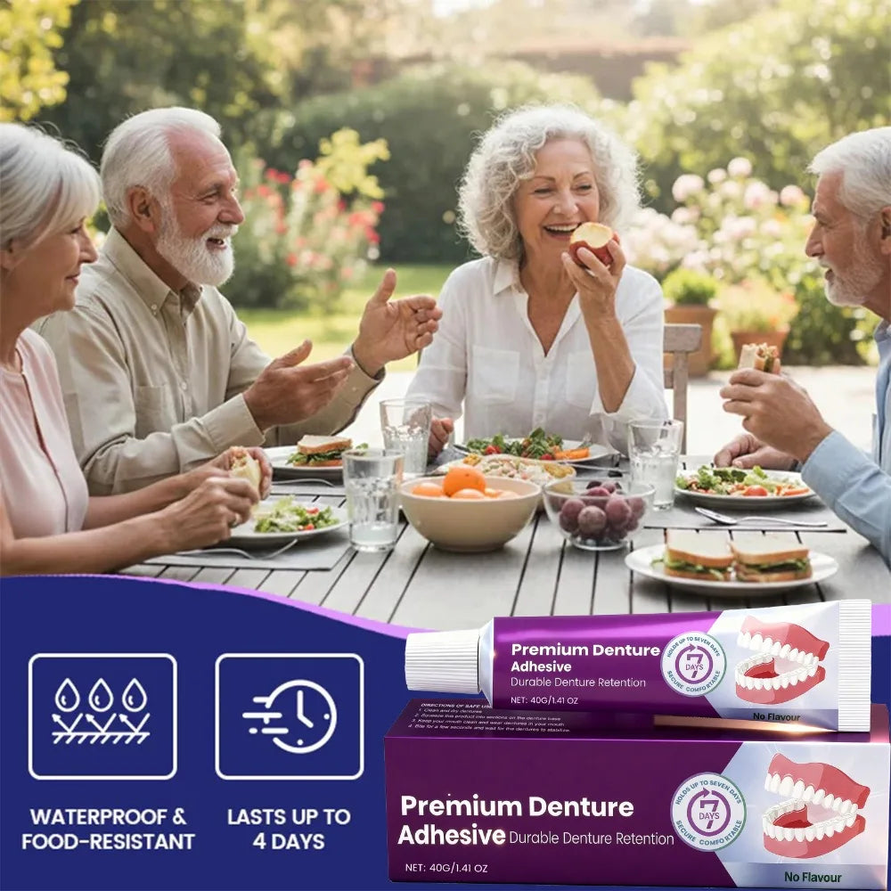 Thermoplastic Denture Adhesive for Secure Long-Lasting Hold