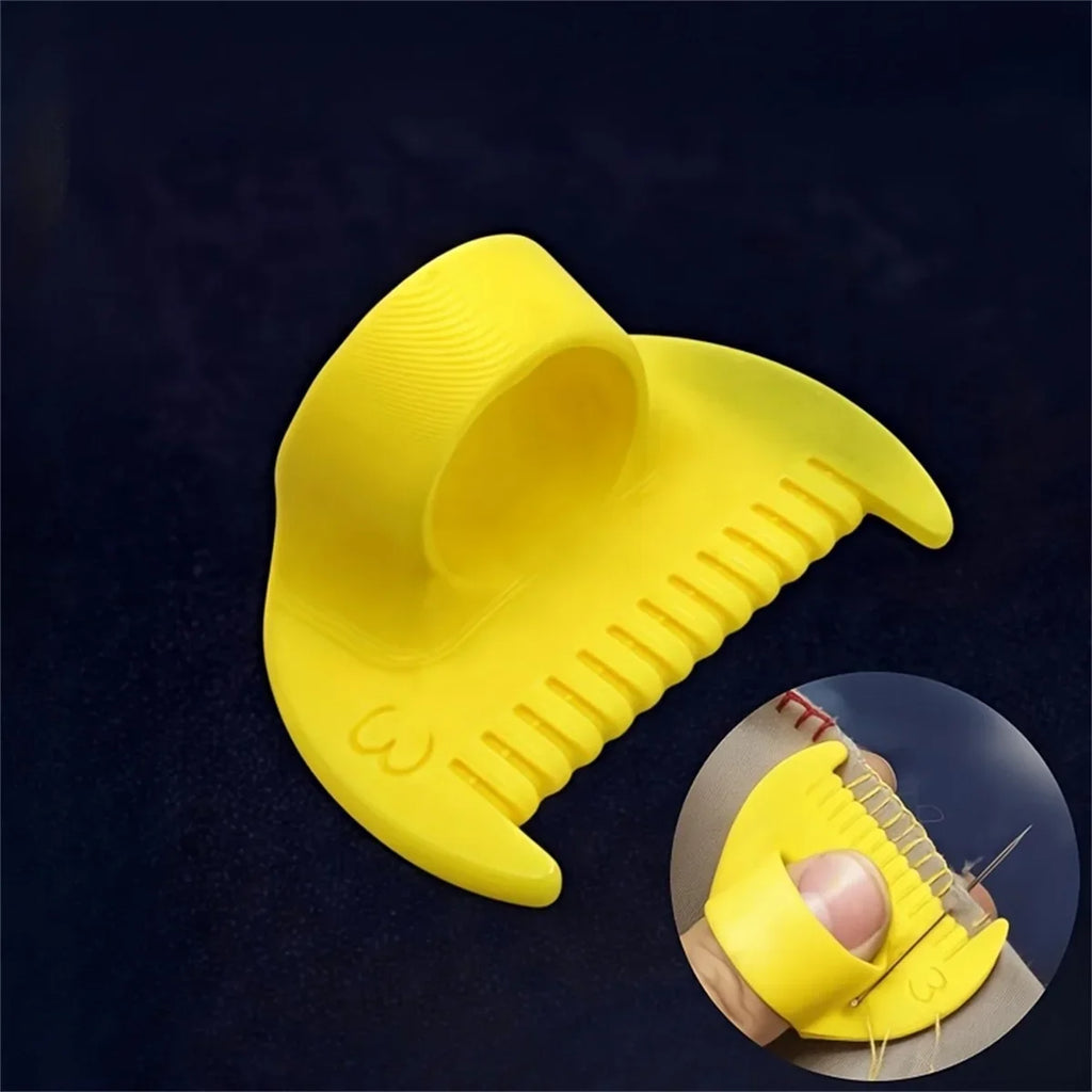 Adjustable Finger Sewing Thimble Guide Tool