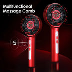Electric Scalp Massage Comb with Serum Applicator for Hair Growth