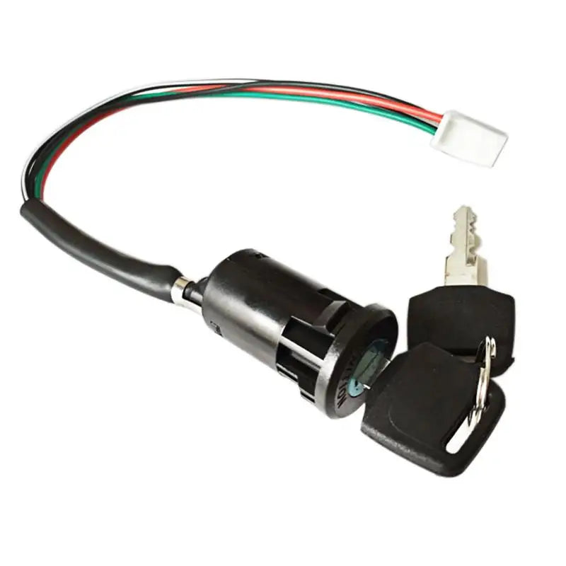 Universal 4-Wire Ignition Switch with Keys for ATV and Dirt Bikes