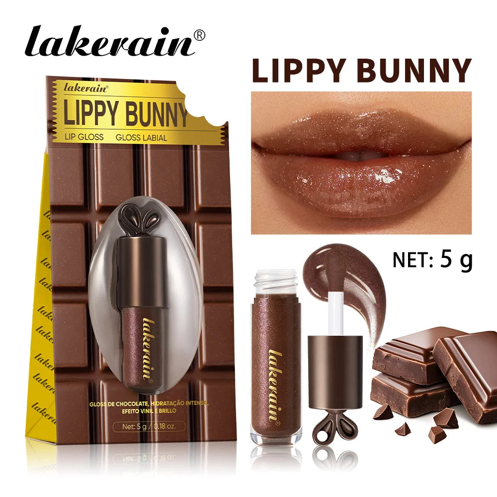 Honey and Chocolate Moisturizing Lip Gloss Duo Set