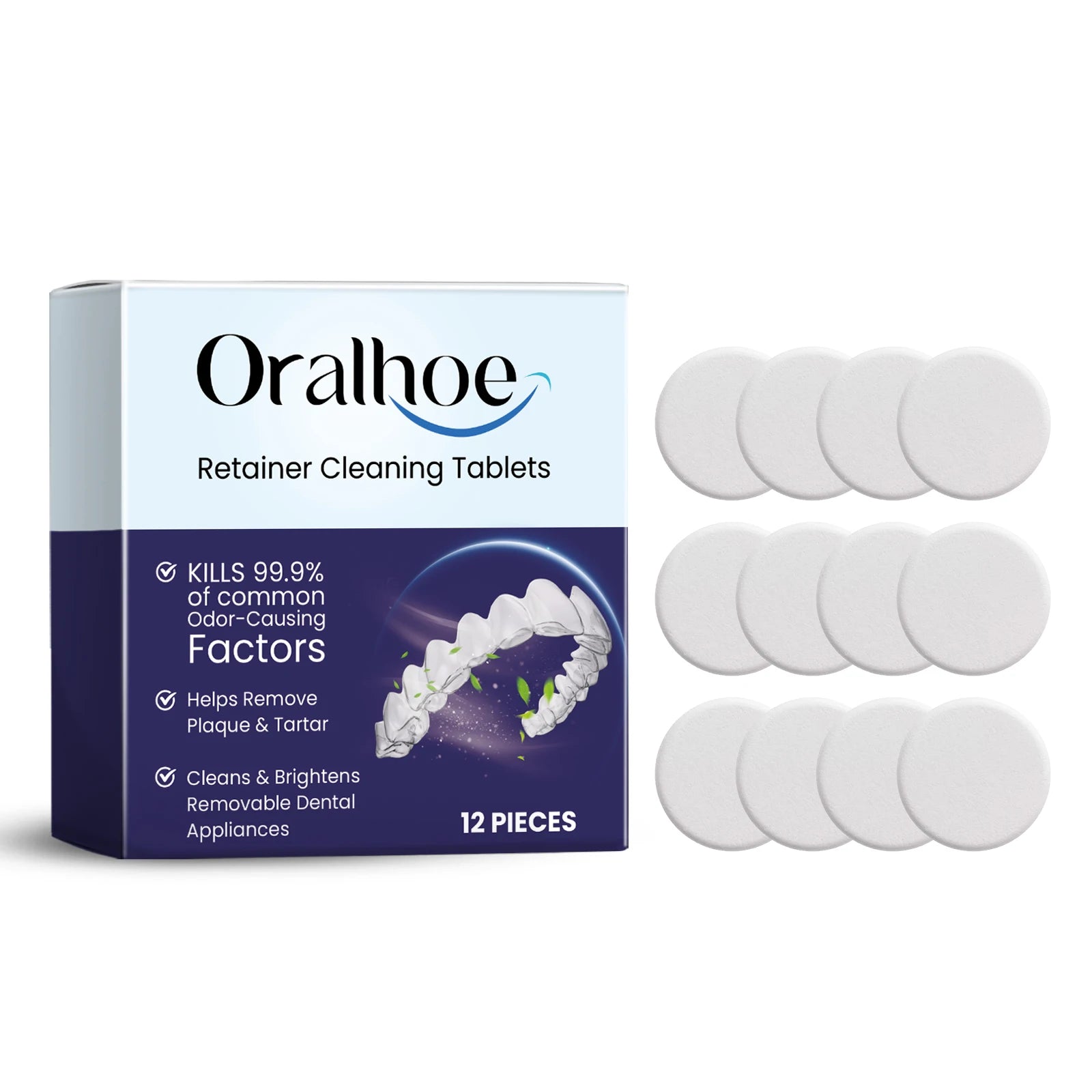 Effervescent Denture and Retainer Cleaning Tablets - 14