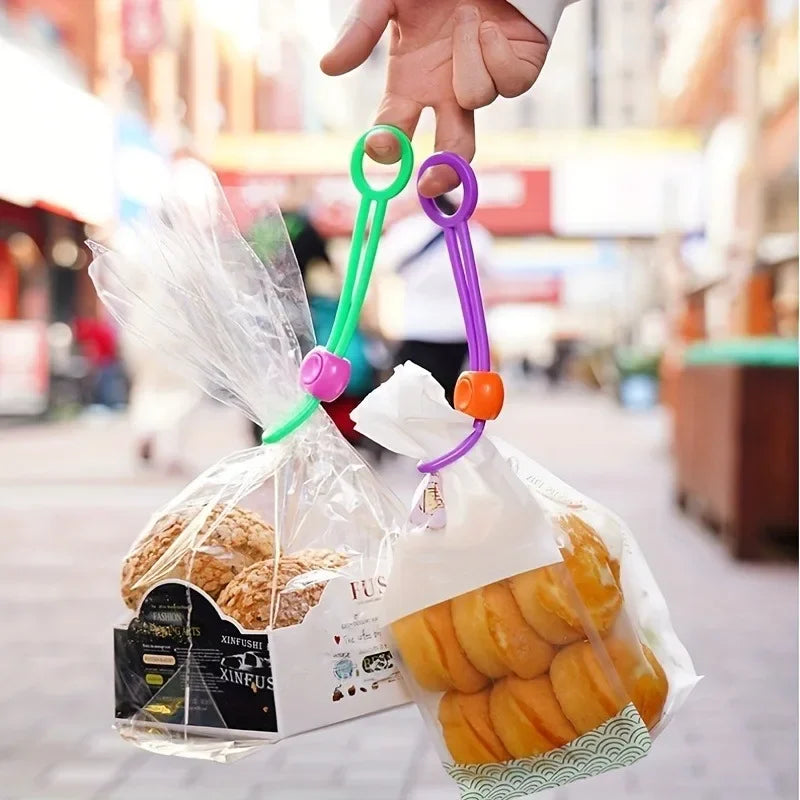 Reusable Elastic Food Bag Sealing Clips - 3