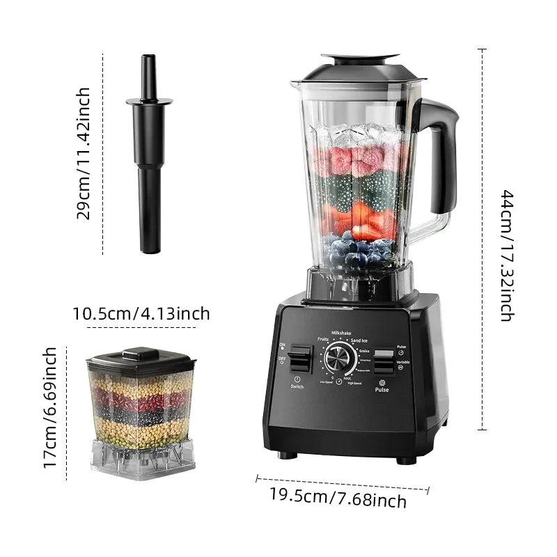 Professional High-Speed Commercial Kitchen Blender - 28