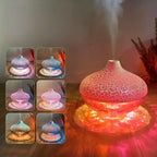 Crystal Crack LED Desktop Humidifier for Home and Bedroom