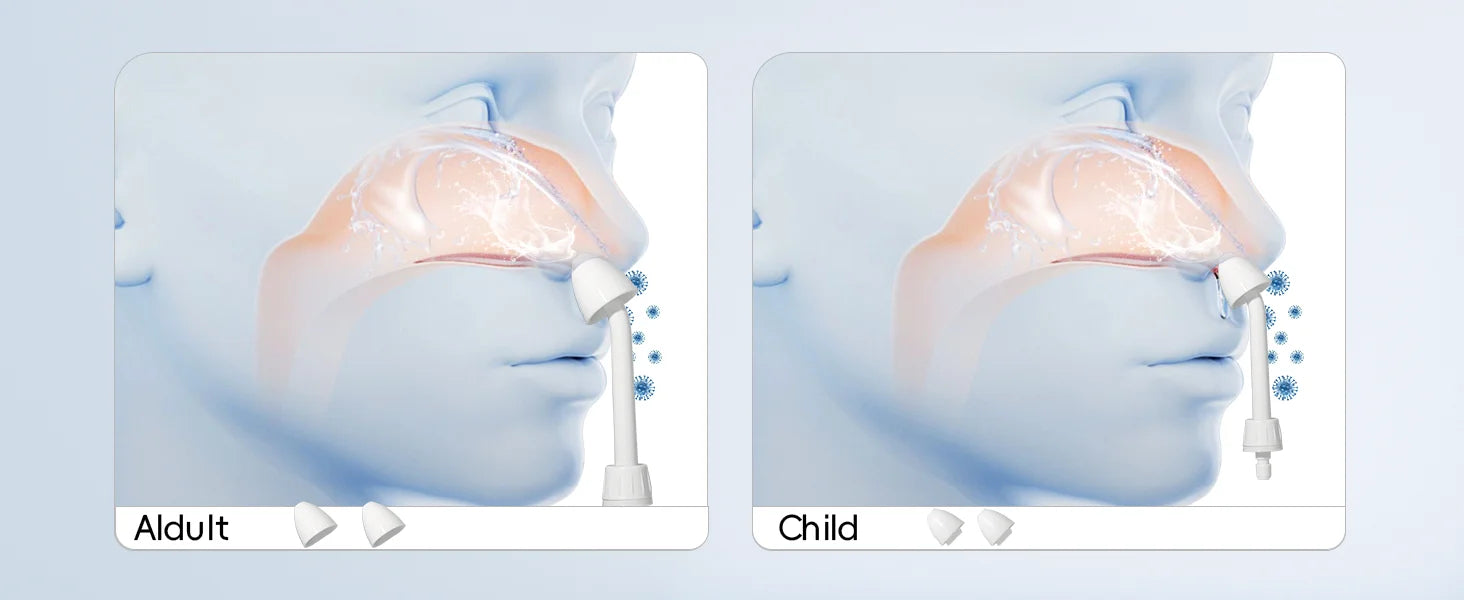 Portable Electric Water Flosser and Scalp Massager Set - 20