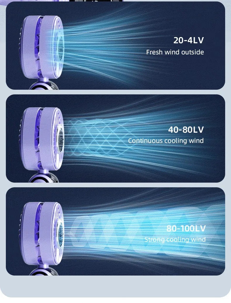 Portable Semiconductor Handheld Cooling Fan