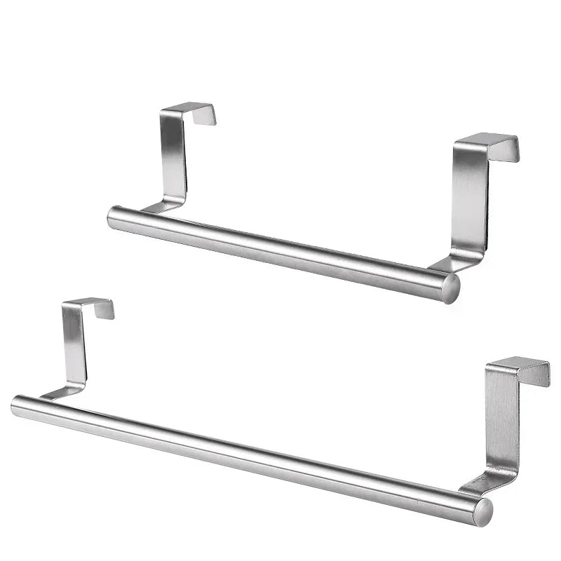 Stainless Steel Over-Cabinet Door Towel Rack