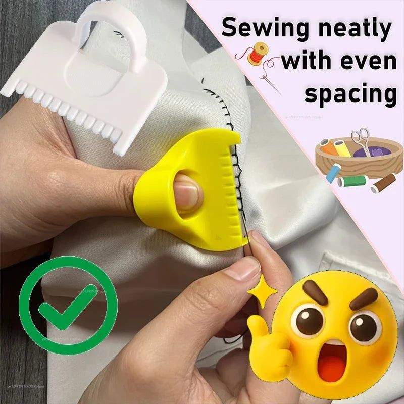 Adjustable Finger Thimble Sewing Guide Tool